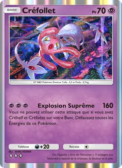 Carte Pokémon Créfollet 076 — Choc Spatio-Temporel