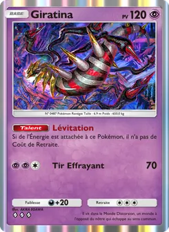 Carte Pokémon Giratina 078 — Choc Spatio-Temporel
