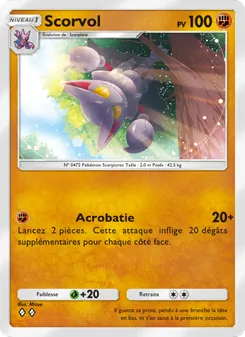 Carte Pokémon Scorvol 084 — Choc Spatio-Temporel