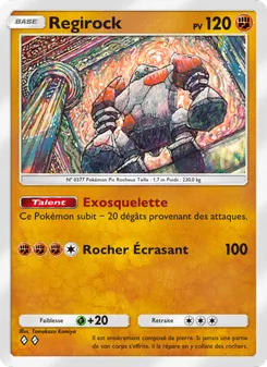 Carte Pokémon Regirock 087 — Choc Spatio-Temporel