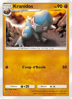 Carte Pokémon Kranidos 088 — Choc Spatio-Temporel