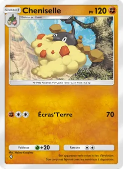 Carte Pokémon Cheniselle 090 — Choc Spatio-Temporel