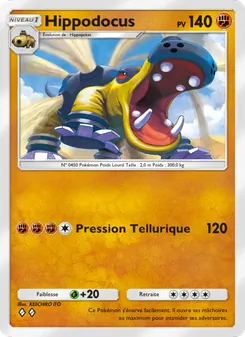 Carte Pokémon Hippodocus 094 — Choc Spatio-Temporel