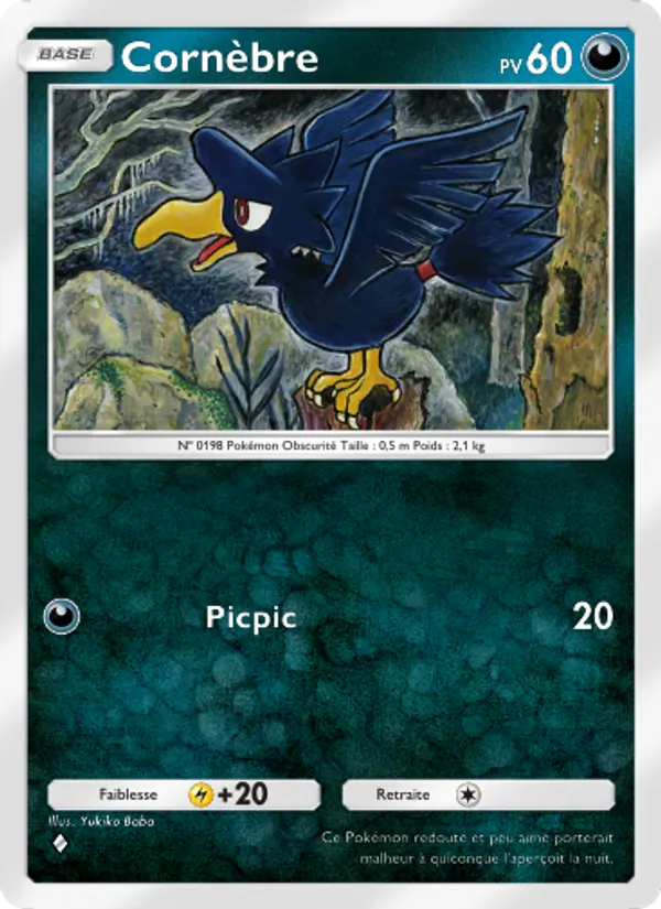 Carte Pokémon Cornèbre 096/140 de l'extension Choc Spatio-Temporel
