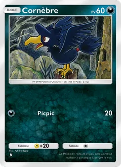 Carte Pokémon Cornèbre 096 — Choc Spatio-Temporel