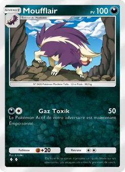 Carte Pokémon Moufflair 103 — Choc Spatio-Temporel