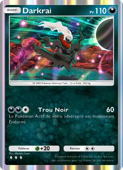 Carte Pokémon Darkrai 109 — Choc Spatio-Temporel