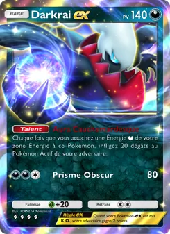 Carte Pokémon Darkrai-ex 110 — Choc Spatio-Temporel