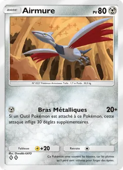 Carte Pokémon Airmure 111 — Choc Spatio-Temporel