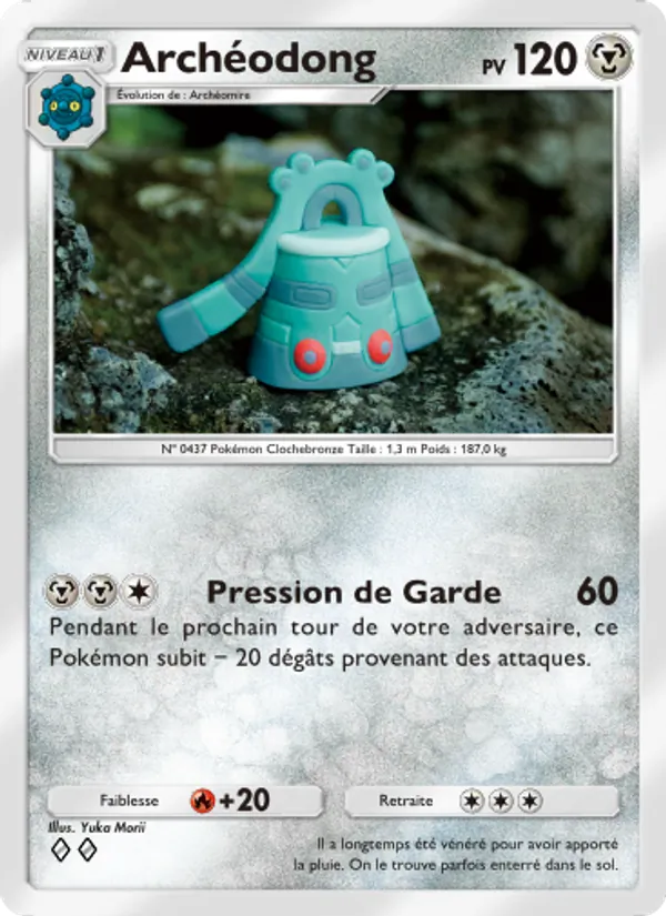Carte Pokémon Archéodong 117/140 de l'extension Choc Spatio-Temporel