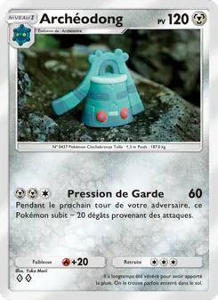 Carte Pokémon Archéodong 117 — Choc Spatio-Temporel