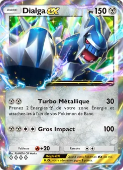 Carte Pokémon Dialga-ex 119 — Choc Spatio-Temporel
