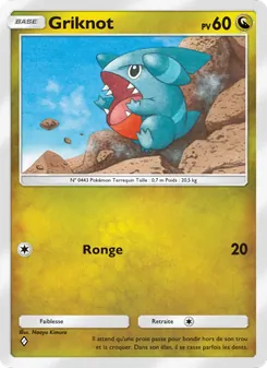 Carte Pokémon Griknot 121 — Choc Spatio-Temporel