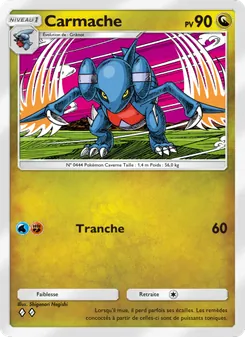 Carte Pokémon Carmache 122 — Choc Spatio-Temporel