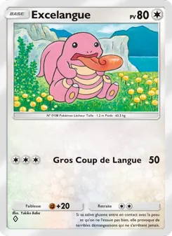 Carte Pokémon Excelangue 124 — Choc Spatio-Temporel
