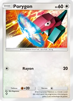 Carte Pokémon Porygon 127 — Choc Spatio-Temporel