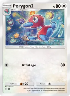 Carte Pokémon Porygon2 128 — Choc Spatio-Temporel