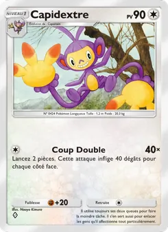 Carte Pokémon Capidextre 131 — Choc Spatio-Temporel