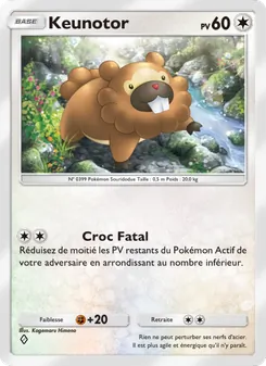 Carte Pokémon Keunotor 135 — Choc Spatio-Temporel