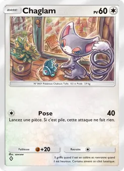 Carte Pokémon Chaglam 139 — Choc Spatio-Temporel
