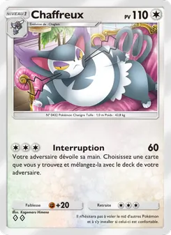 Carte Pokémon Chaffreux 140 — Choc Spatio-Temporel