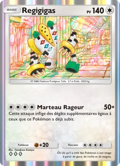 Carte Pokémon Regigigas 143 — Choc Spatio-Temporel