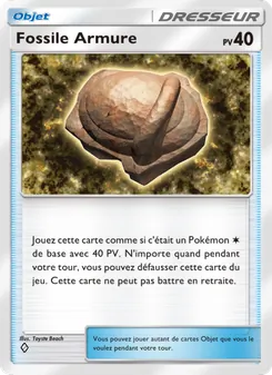 Carte Pokémon Fossile Armure 145 — Choc Spatio-Temporel