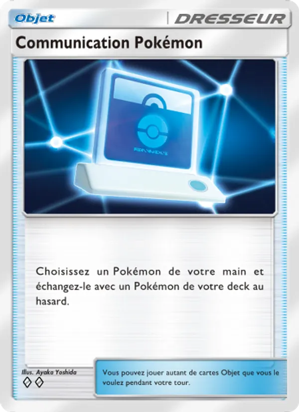 Carte Pokémon Communication Pokémon 146/140 de l'extension Choc Spatio-Temporel