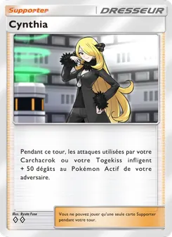 Carte Pokémon Cynthia 152 — Choc Spatio-Temporel