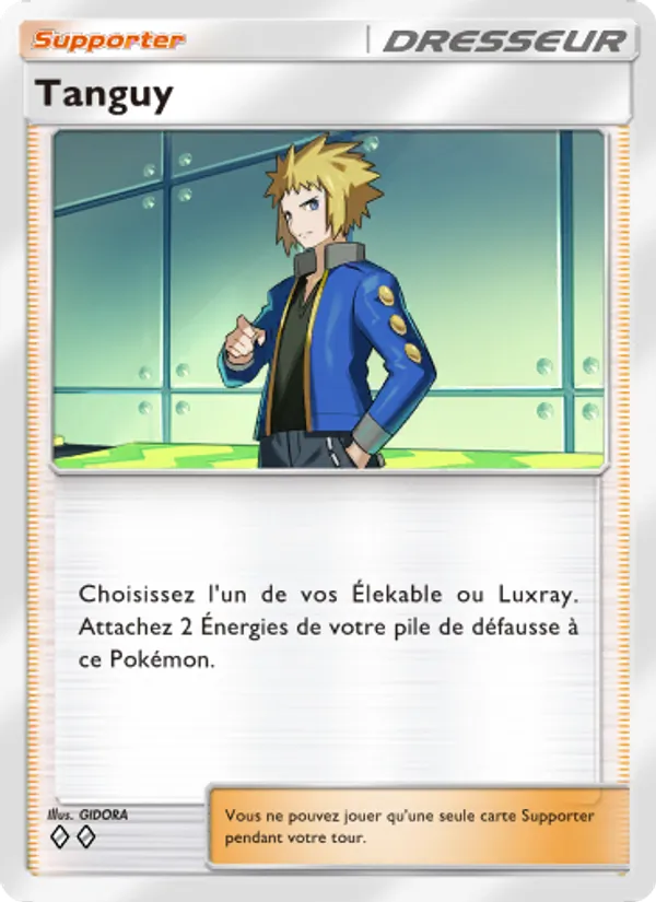 Carte Pokémon Tanguy 153/140 de l'extension Choc Spatio-Temporel