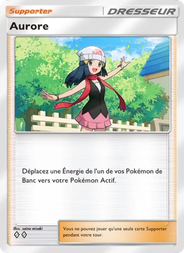 Carte Pokémon Aurore 154/140 de l'extension Choc Spatio-Temporel