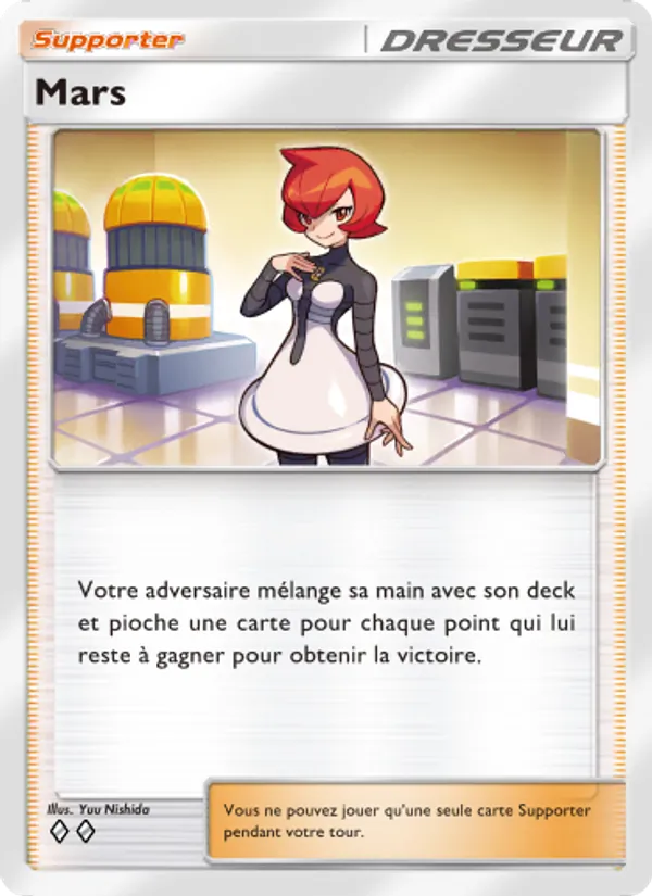 Carte Pokémon Mars 155/140 de l'extension Choc Spatio-Temporel