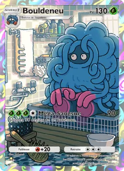 Carte Pokémon Bouldeneu 156 — Choc Spatio-Temporel