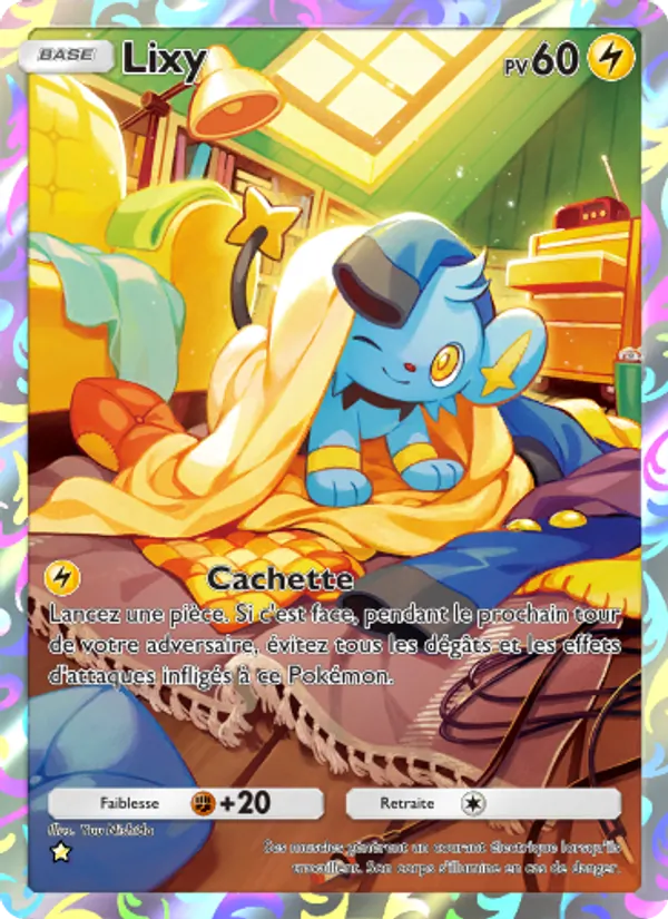 Carte Pokémon Lixy 163/140 de l'extension Choc Spatio-Temporel