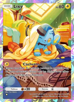 Carte Pokémon Lixy 163 — Choc Spatio-Temporel