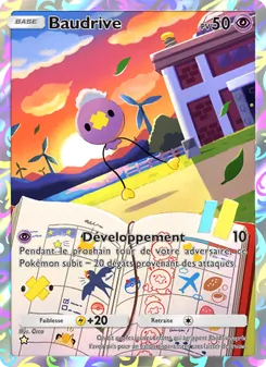Carte Pokémon Baudrive 165 — Choc Spatio-Temporel