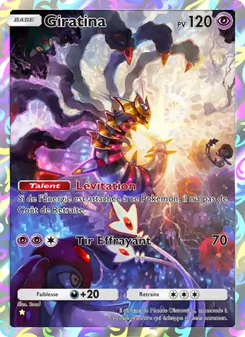 Carte Pokémon Giratina 167 — Choc Spatio-Temporel