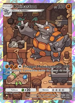 Carte Pokémon Rhinastoc 169 — Choc Spatio-Temporel