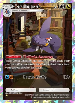 Carte Pokémon Carchacrok 175 — Choc Spatio-Temporel