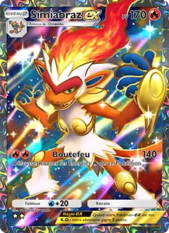Carte Pokémon Simiabraz-ex 181 — Choc Spatio-Temporel