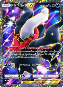 Carte Pokémon Darkrai-ex 187 — Choc Spatio-Temporel