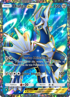 Carte Pokémon Dialga-ex 188 — Choc Spatio-Temporel