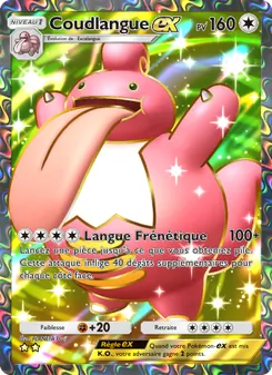 Carte Pokémon Coudlangue-ex 189 — Choc Spatio-Temporel