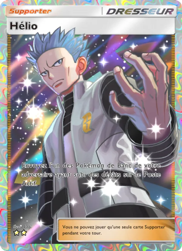 Carte Pokémon Hélio 190/140 de l'extension Choc Spatio-Temporel