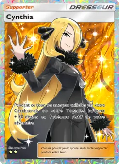 Carte Pokémon Cynthia 192 — Choc Spatio-Temporel