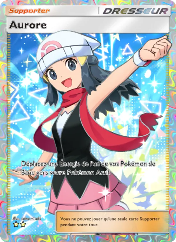 Carte Pokémon Aurore 194/140 de l'extension Choc Spatio-Temporel