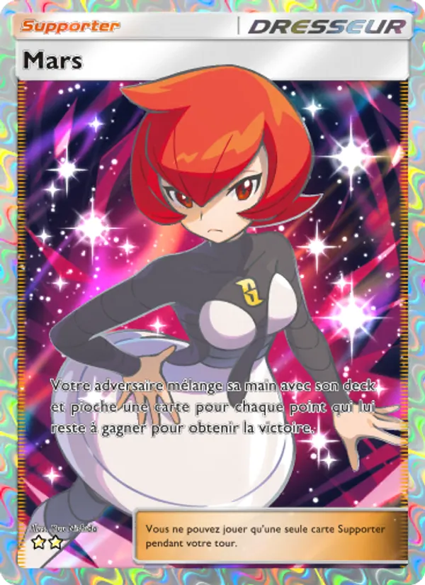 Carte Pokémon Mars 195/140 de l'extension Choc Spatio-Temporel