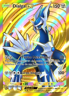 Carte Pokémon Dialga-ex 207 — Choc Spatio-Temporel