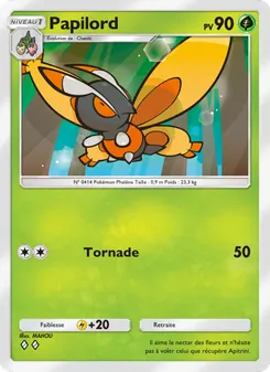 Carte Pokémon Papilord 003 — Lumière Triomphale