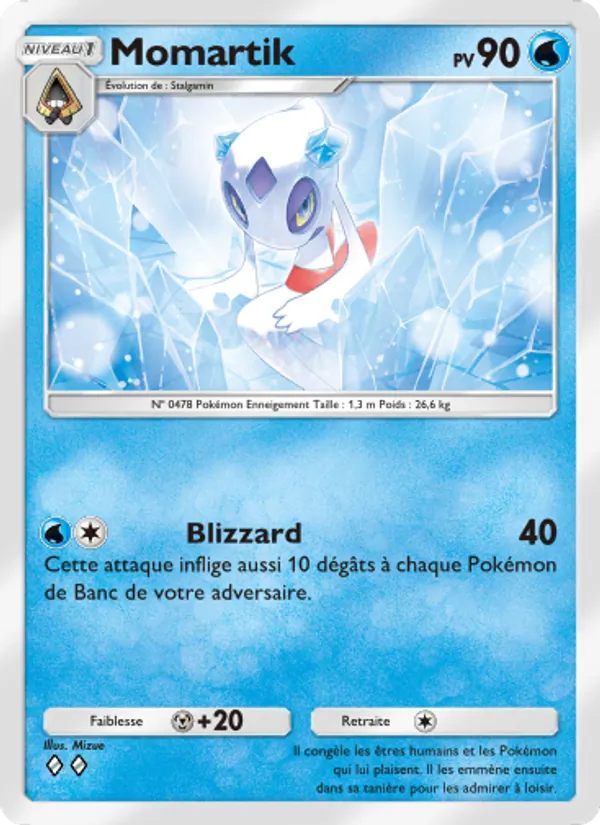 Carte Pokémon Momartik 019/75 de l'extension Lumière Triomphale
